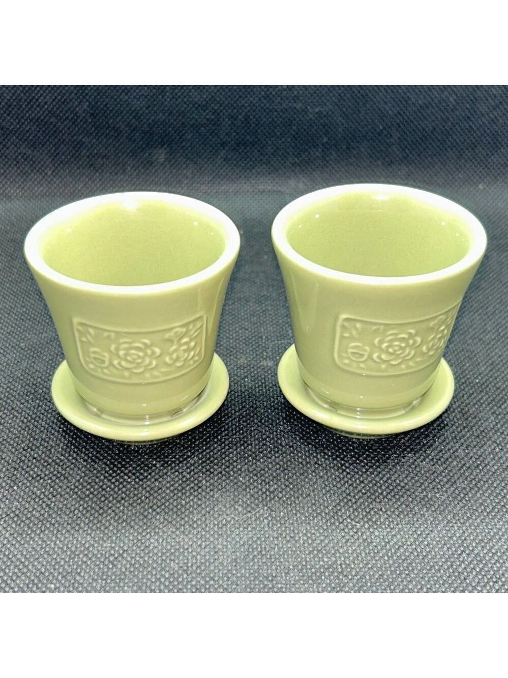 Longaberger Collector’s Club May Series Miniature Peony Pots